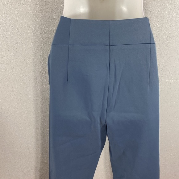 NWT Meshki Indie High Waist Steel Blue Crop Pants Large L - Picture 10 of 12